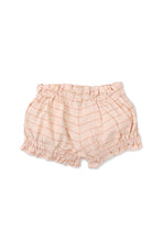 Load image into Gallery viewer, Gingersnaps Gold Stripey Bloomers with Bow