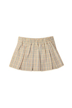 Load image into Gallery viewer, Gingersnaps Checkered Print Pleated Pull On Skirt
