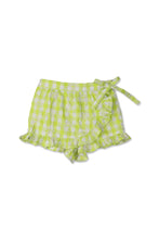 Load image into Gallery viewer, Gingersnaps Floral Gingham Ruffles Skorts
