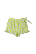 Load image into Gallery viewer, Gingersnaps Floral Gingham Ruffles Skorts