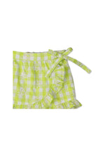 Load image into Gallery viewer, Gingersnaps Floral Gingham Ruffles Skorts