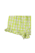 Load image into Gallery viewer, Gingersnaps Floral Gingham Ruffles Skorts