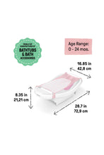 Load image into Gallery viewer, Ingenuity Comfy Clean Deluxe Newborn to Toddler Bather Pink