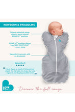 Load image into Gallery viewer, Love To Dream Swaddle Up Stage 1 1.0 Tog Stretch Cotton Grey