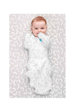 Load image into Gallery viewer, Love To Dream Swaddle Up Stage 1 1.0 Tog Viscose From Bamboo Stars & Moon Cream