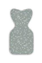 Load image into Gallery viewer, Love To Dream Swaddle Up Stage 1 1.0 Tog Viscose From Bamboo Stars & Moon Olive