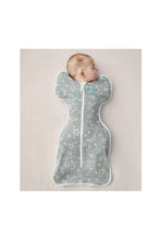 Load image into Gallery viewer, Love To Dream Swaddle Up Stage 1 1.0 Tog Viscose From Bamboo Stars & Moon Olive