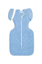 Load image into Gallery viewer, Love To Dream Swaddle Up Transition Bag Stage 2 1.0 Tog Viscose From Bamboo Time And Space Marle Blue