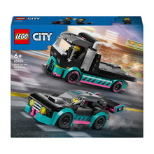 Load image into Gallery viewer, Lego City Race Car And Car Carrier Truck