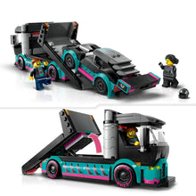 Load image into Gallery viewer, Lego City Race Car And Car Carrier Truck