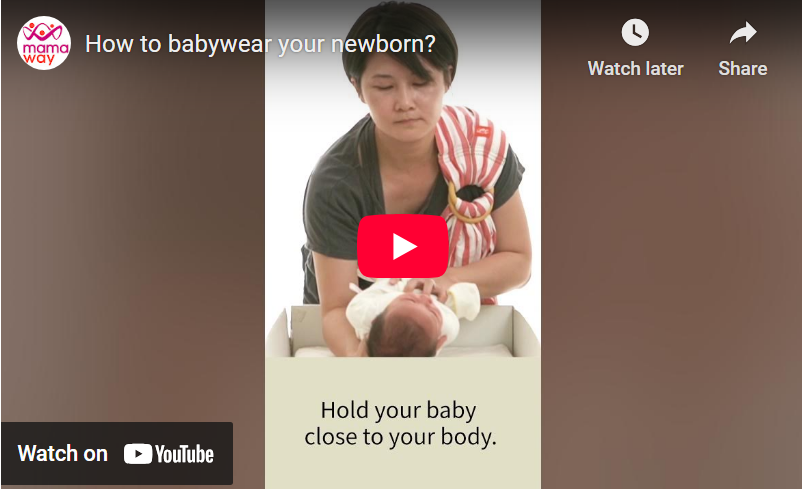 How to babywear your newborn?