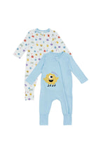 Load image into Gallery viewer, Not Too Big Monster Bamboo Sleepsuit - 2 Packs