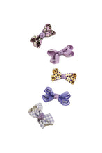 Load image into Gallery viewer, OFM Baby Hair Clip 5 Piece Set - Purple