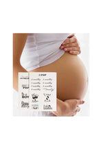 Load image into Gallery viewer, Pop Neutral Temporary Belly Tattoo