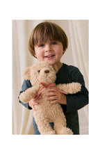 Load image into Gallery viewer, Snuggle Bunnies - Arthur The Bear - Red Stripe Ribbon Bow