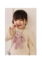 Load image into Gallery viewer, Snuggle Bunnies - Penelope The Bunny Keyring - Periwinkle