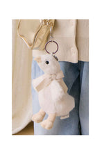 Load image into Gallery viewer, Snuggle Bunnies - Rosie The Duck Keyring - Neck Bow