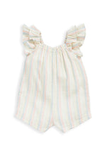 Load image into Gallery viewer, Mamas & Papas Stripe Frill Sleeve Romper