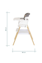 Load image into Gallery viewer, Tutti Bambini Nova Highchair Scandinavian Walnut Ecru