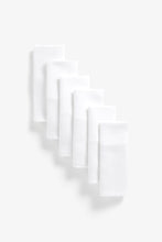 Load image into Gallery viewer, Mothercare White Muslins - 6 Pack