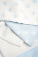 Load image into Gallery viewer, Mothercare Blue Muslins - 6 Pack