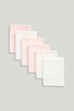 Load image into Gallery viewer, Mothercare Pink Muslins - 6 Pack
