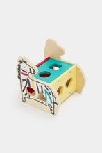Load image into Gallery viewer, Mothercare M Play Wooden Zebra Shape Sorter