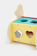 Load image into Gallery viewer, Mothercare M Play Wooden Zebra Shape Sorter
