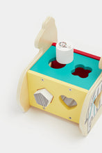 Load image into Gallery viewer, Mothercare M Play Wooden Zebra Shape Sorter