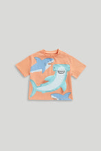 Load image into Gallery viewer, Mothercare Shark Lift-the-Flap T-Shirt