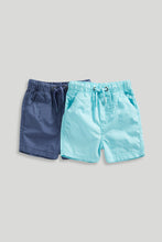Load image into Gallery viewer, Mothercare 2 Pack Poplin Shorts