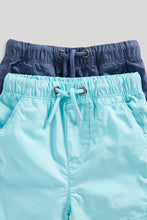 Load image into Gallery viewer, Mothercare 2 Pack Poplin Shorts