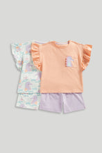 Load image into Gallery viewer, Mothercare 2 Pack Seahorse Short Pyjamas