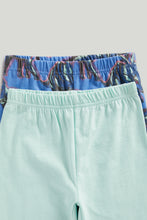 Load image into Gallery viewer, Mothercare 2 Pack Dinosaur Glow in the Dark Pyjamas