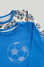 Load image into Gallery viewer, Mothercare 2 Pack Football Pyjamas