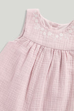 Load image into Gallery viewer, Mothercare Pink Playsuit and Bodysuit Set