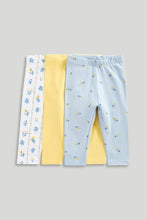 Load image into Gallery viewer, Mothercare Floral Leggings - 3 Pack