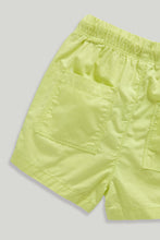 Load image into Gallery viewer, Mothercare Lime Pull-On Shorts