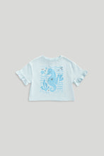 Load image into Gallery viewer, Mothercare Blue Seahorse T-Shirt