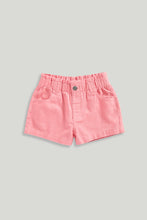 Load image into Gallery viewer, Mothercare Apricot Paper Bag Shorts