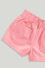 Load image into Gallery viewer, Mothercare Apricot Paper Bag Shorts
