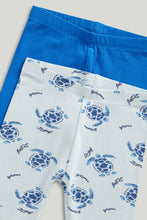 Load image into Gallery viewer, Mothercare 3 Pack Turtle Cropped Leggings