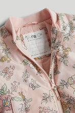 Load image into Gallery viewer, Mothercare Pink Floral Bomber Jacket