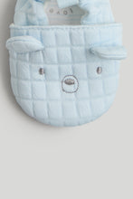 Load image into Gallery viewer, Mothercare Blue Bear Baby Slippers