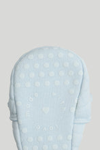 Load image into Gallery viewer, Mothercare Blue Bear Baby Slippers