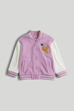 Load image into Gallery viewer, Mothercare Lilac Varsity Jacket