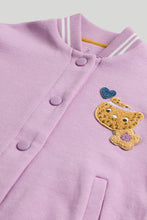 Load image into Gallery viewer, Mothercare Lilac Varsity Jacket