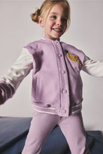 Load image into Gallery viewer, Mothercare Lilac Varsity Jacket