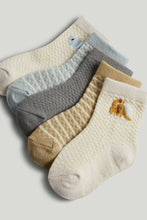 Load image into Gallery viewer, Mothercare 5 Pack Dino Baby Socks