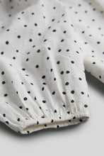 Load image into Gallery viewer, Mothercare White Spotty Dobby Blouse